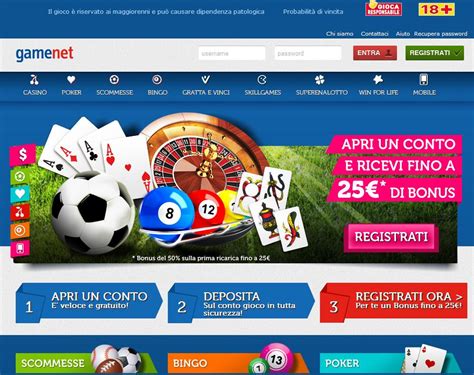 Gamenet casino aplicação